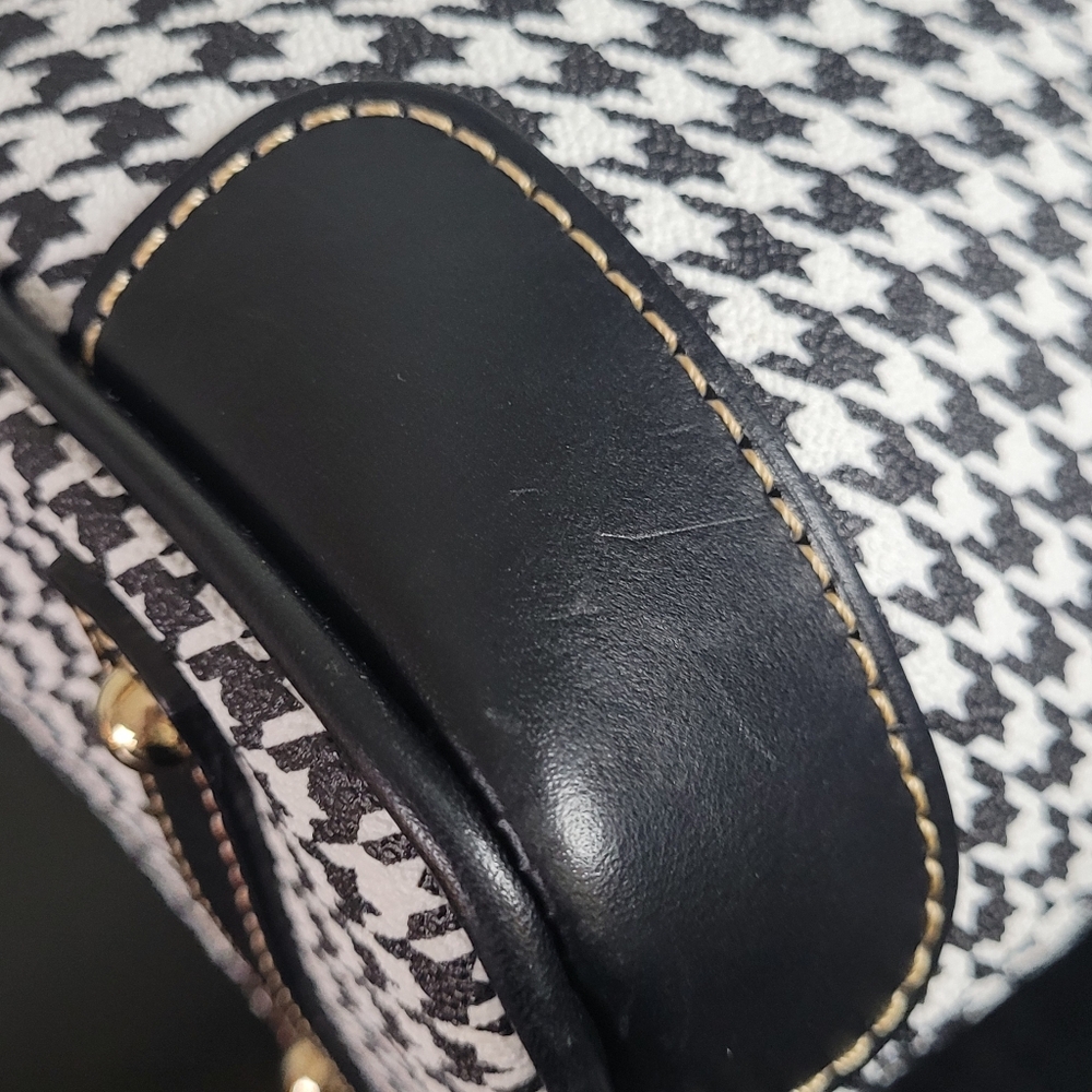 Dooney & Bourke Houndstooth Hobo Shoulder Bag - Picture 7 of 16